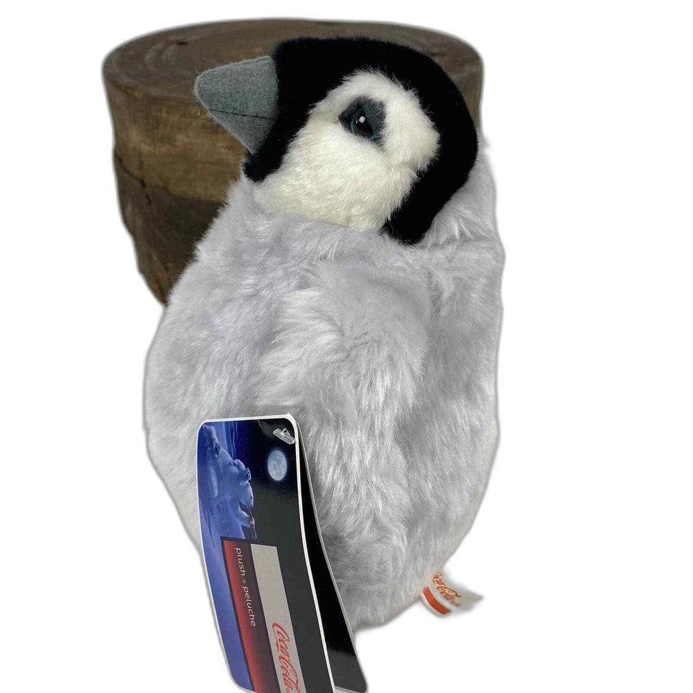 Plush Stuffed Animal Baby Penguin 8.5" by Best Play Coca-Cola 2007 Original Tag